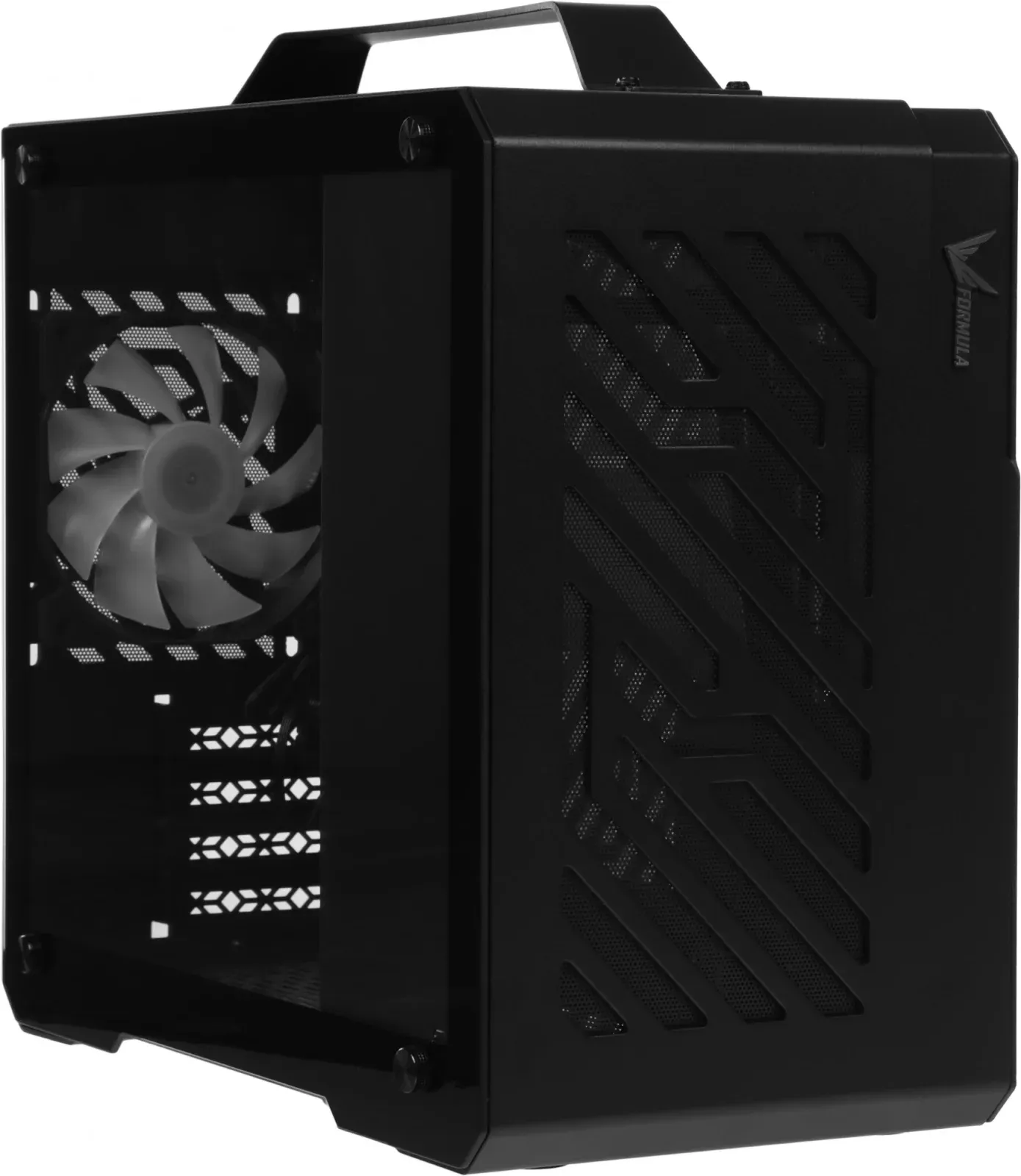 Корпус Formula Air Cube G3 черный без БП mATX 5x120mm 1xUSB3.0 1xUSB3.1 audio bott PSU - фото 6