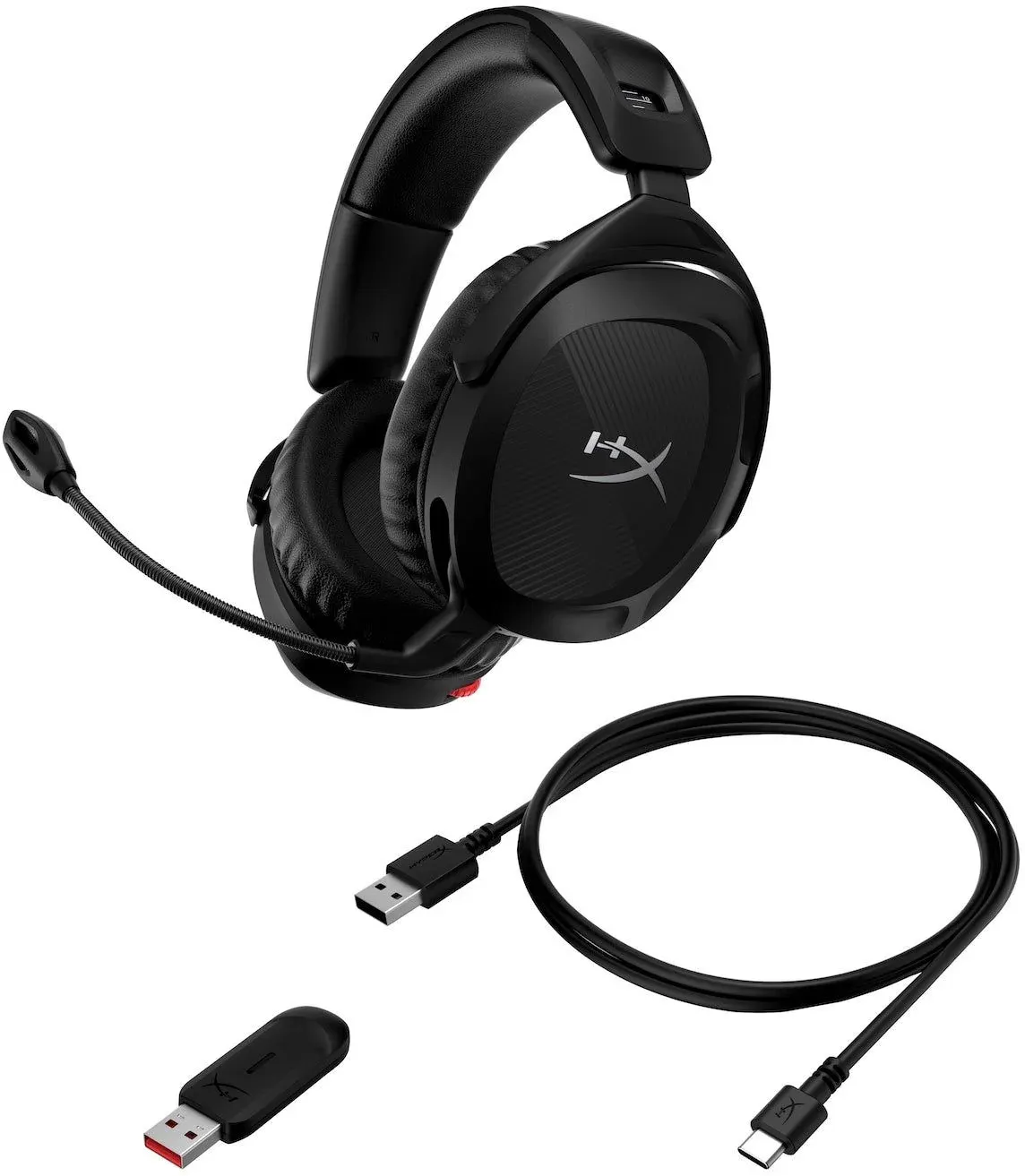 Наушники с микрофоном HyperX Cloud Stinger 2 wireless black черный мониторные Radio оголовье 676A2AA - фото 6