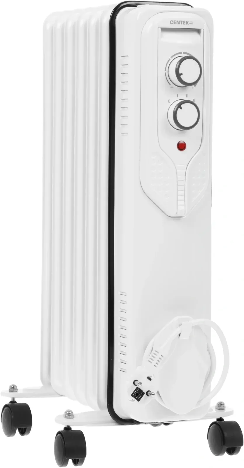 Радиатор масляный Centek CT-6205 1500Вт белый - фото 2
