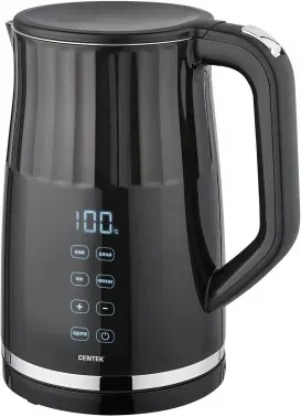 Чайник электрический Centek CT-0038 1.7л. 2200Вт черный корпус: пластик - фото 2