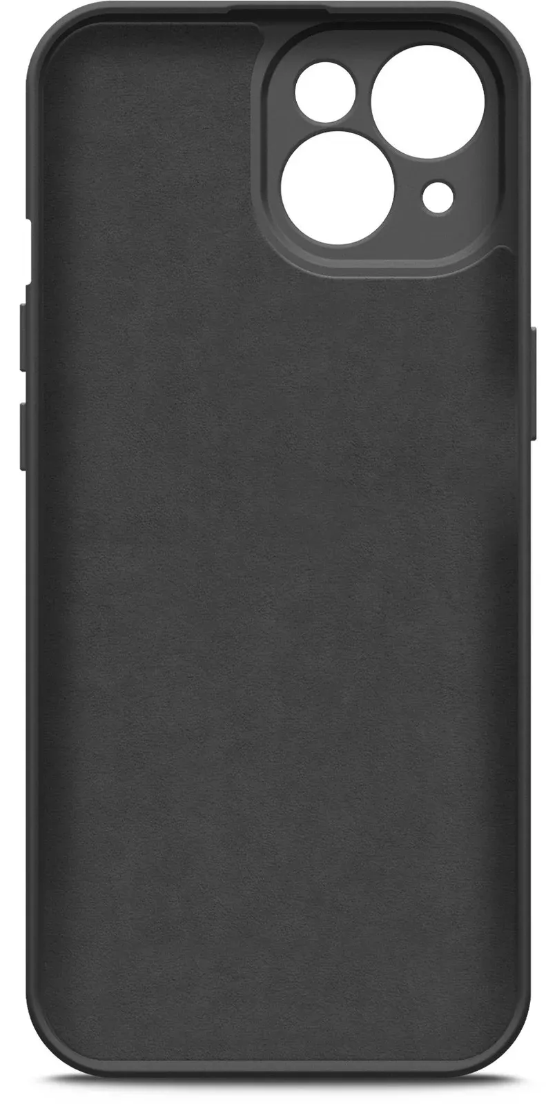 Чехол клип-кейс BoraSCO для Apple iPhone 15 Microfiber Case черный 72433 - фото 2