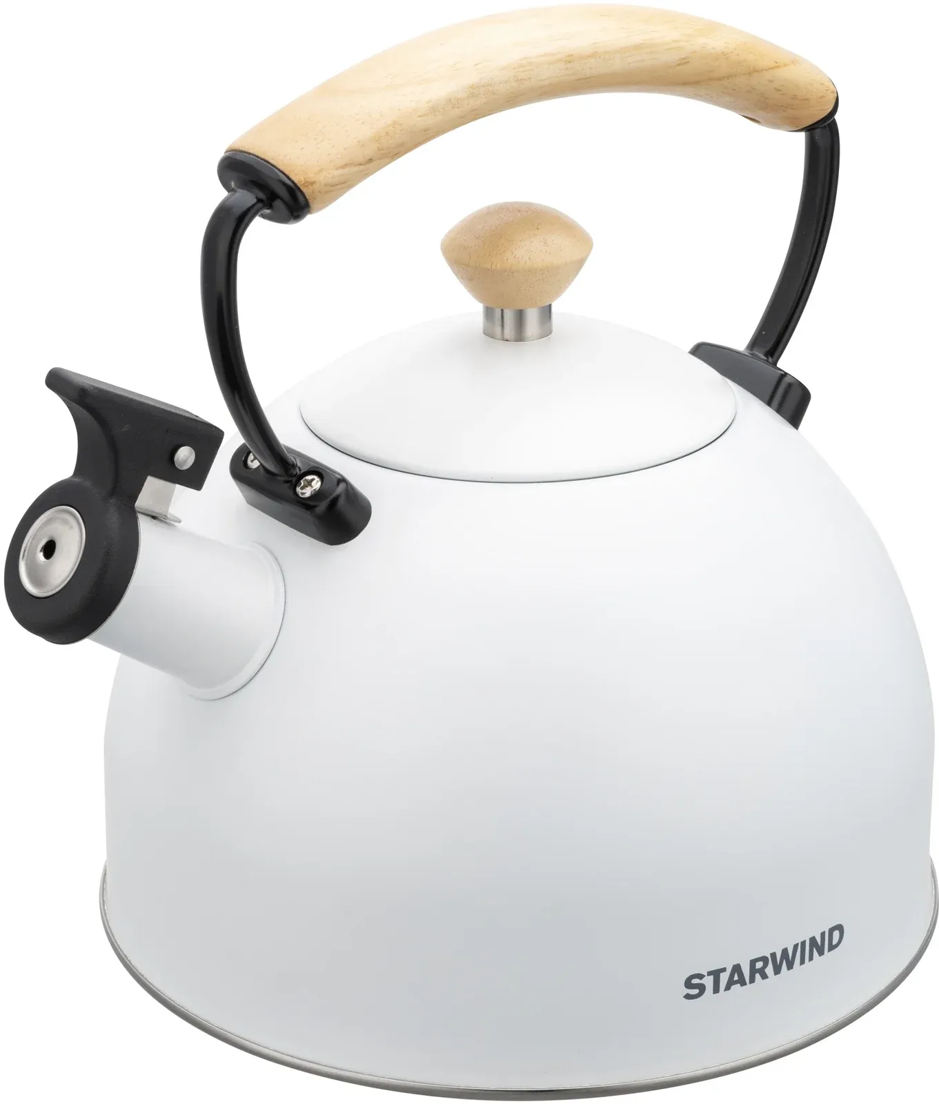 Чайник металлический Starwind Chef Country 2.5л. белый SW-CH1712, 2.5 л - фото 2