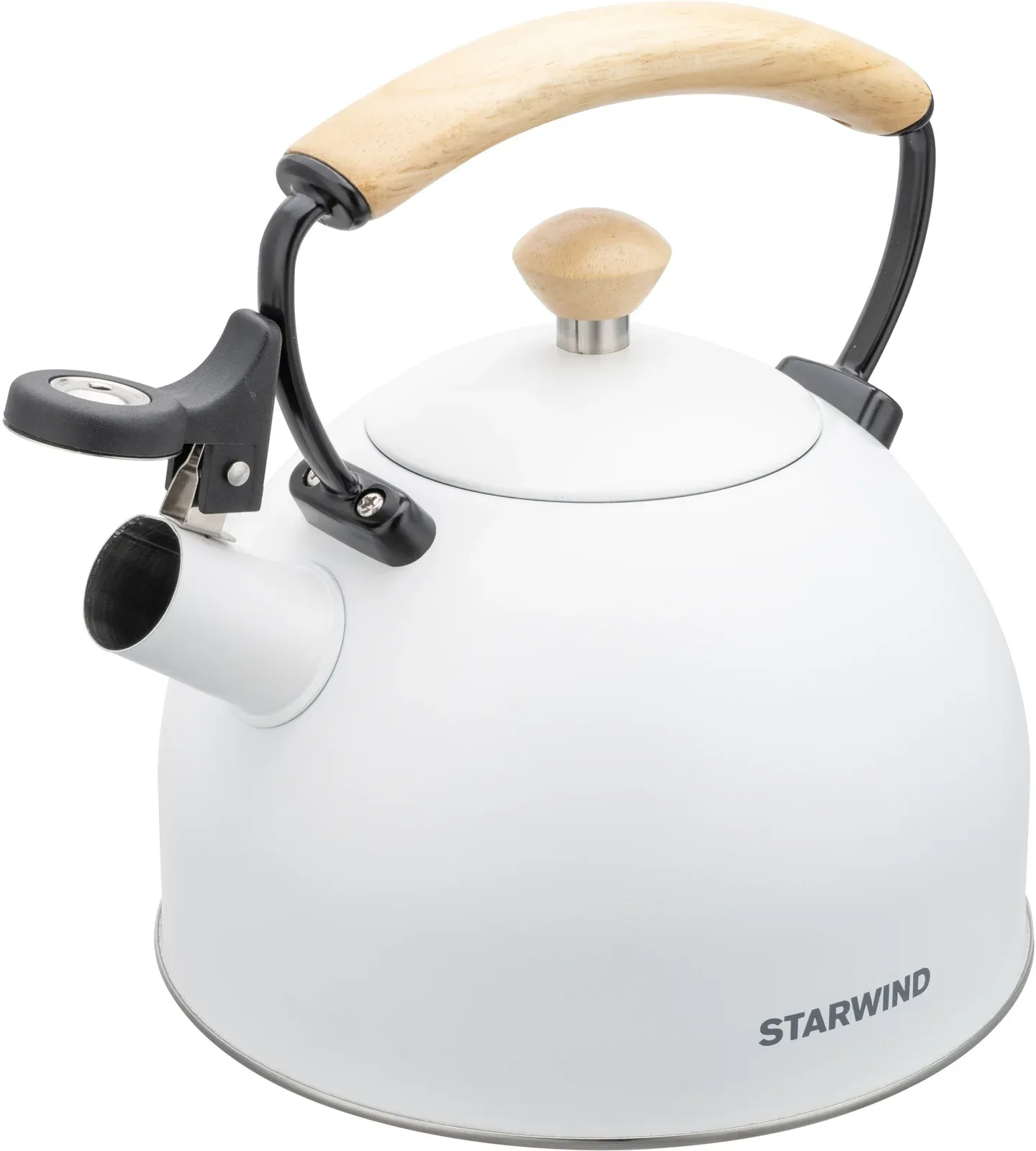 Чайник металлический Starwind Chef Country 2.5л. белый SW-CH1712, 2.5 л - фото 3