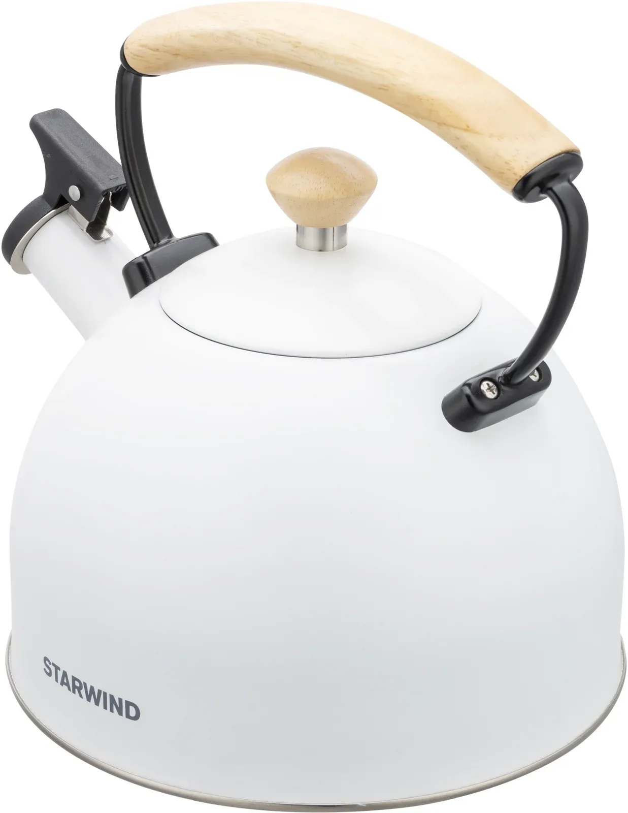 Чайник металлический Starwind Chef Country 2.5л. белый SW-CH1712, 2.5 л - фото 4