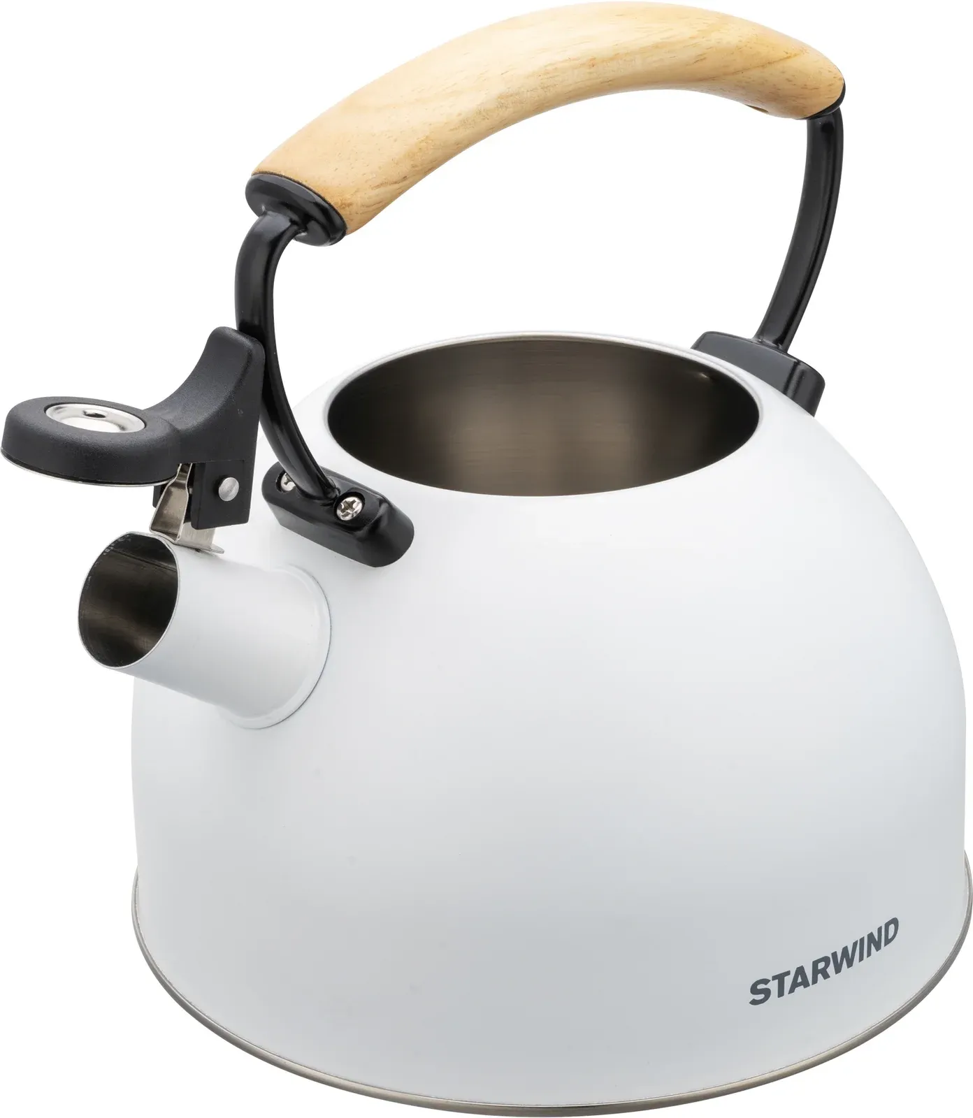 Чайник металлический Starwind Chef Country 2.5л. белый SW-CH1712, 2.5 л - фото 5