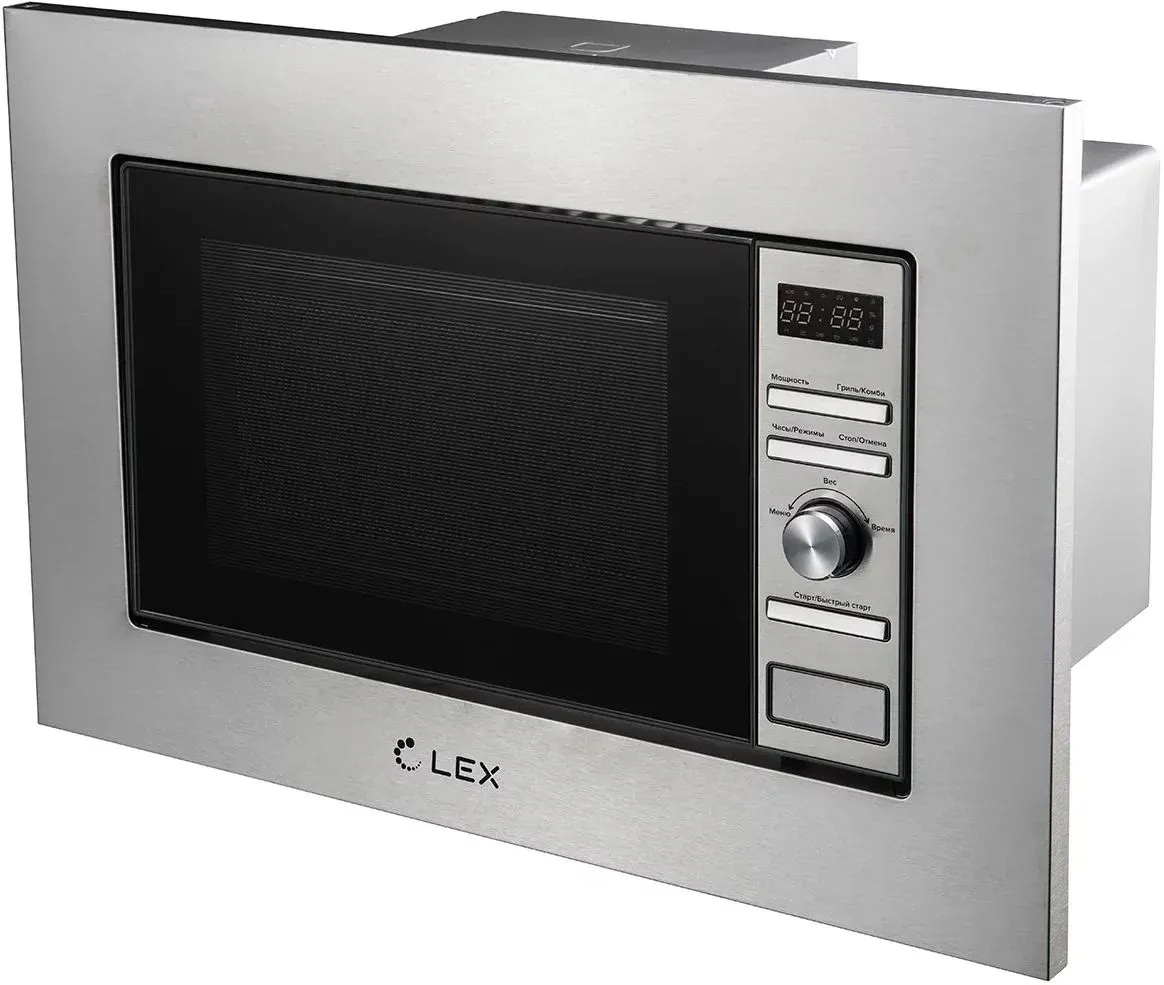 Микроволновая печь Lex BIMO 20.05 INOX 20л. 700Вт нержавеющая сталь встраиваемая, 20 л - фото 2