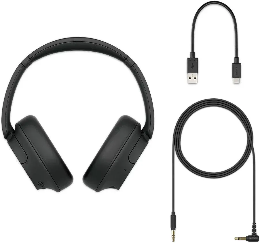 Гарнитура накладные Sony WH-CH720N 1.2м черный беспроводные bluetooth оголовье WH-CH720N/BC - фото 6