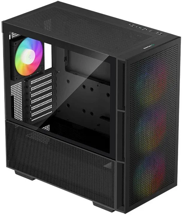 Корпус Deepcool CH560 черный без БП ATX 8x120mm 3x140mm 1xUSB3.0 audio bott PSU - фото 3