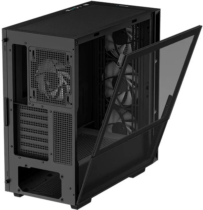 Корпус Deepcool CH560 черный без БП ATX 8x120mm 3x140mm 1xUSB3.0 audio bott PSU - фото 8