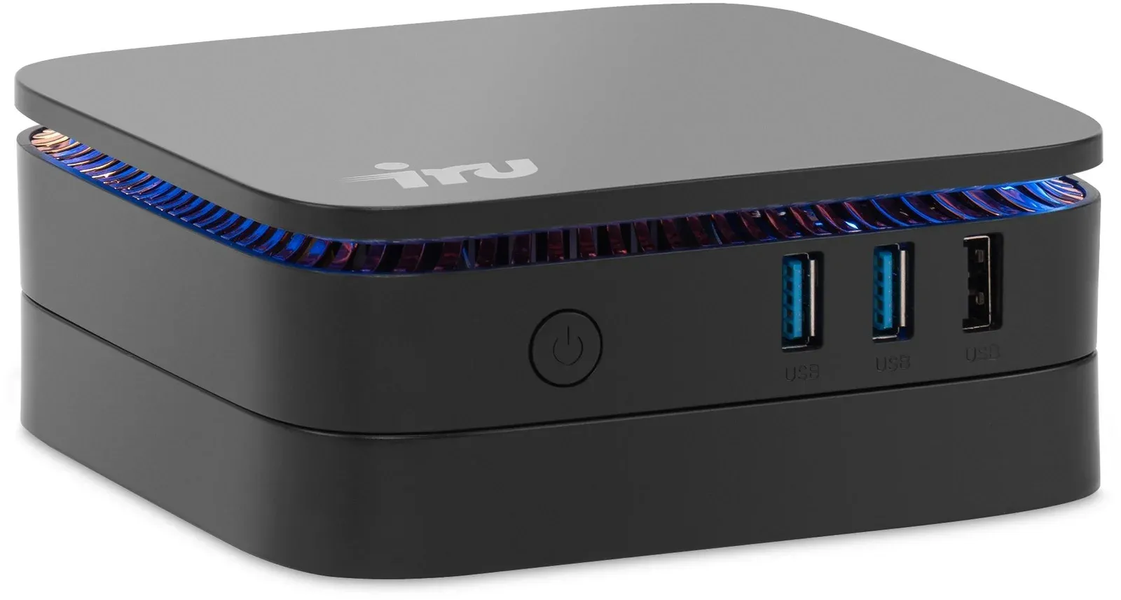 Неттоп IRU 110JLCN Cel N5105 2 8Gb SSD256Gb UHDG Windows 11 Pro GbitEth WiFi BT черный 1975164 - фото 2