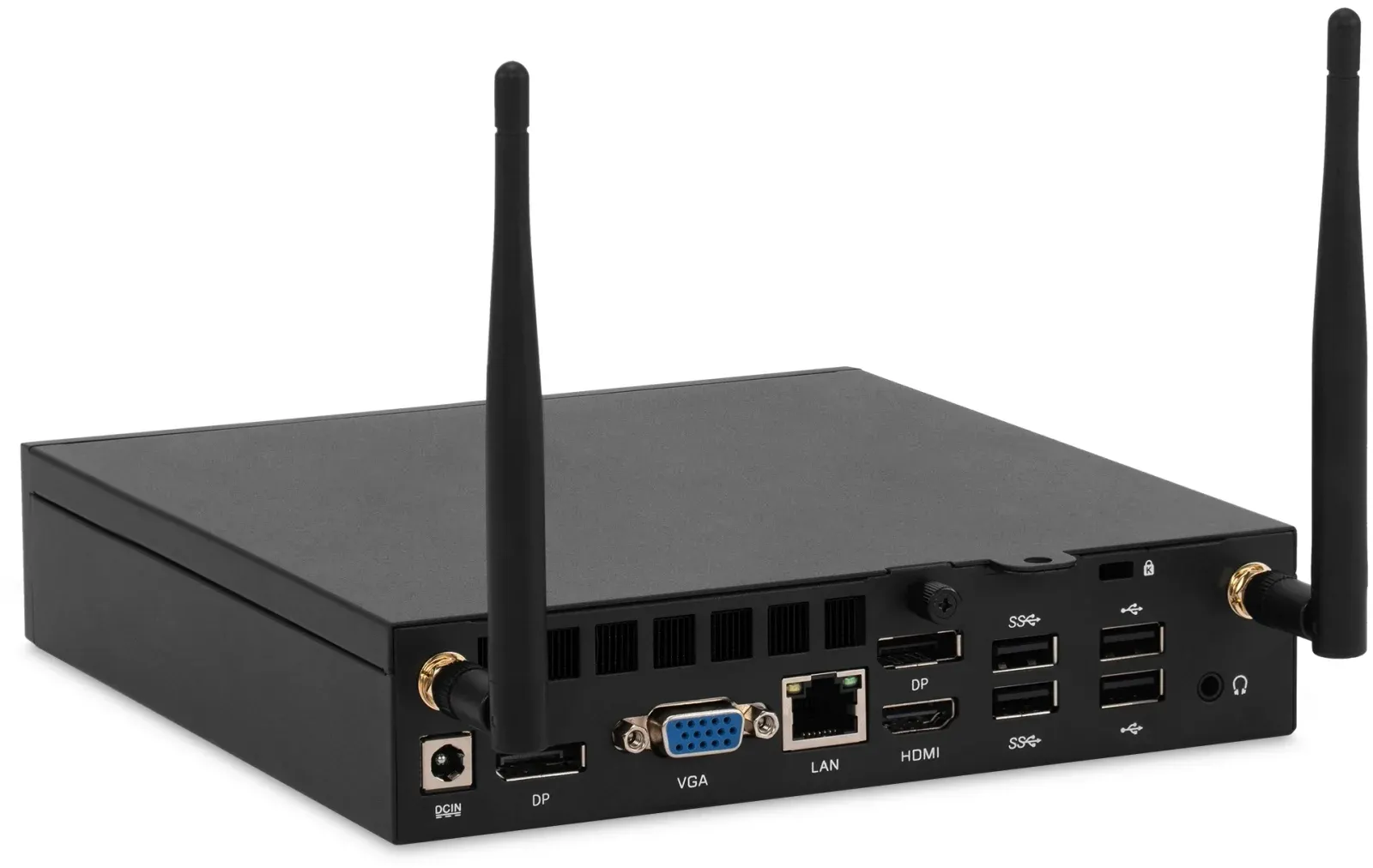 Неттоп IRU 310H6ITF i5 12400T 1.8 8Gb SSD256Gb UHDG 730 Windows 11 Pro GbitEth WiFi BT черный 1975183 - фото 4