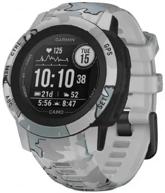 Смарт-часы Garmin Instinct 2S 40мм 1.2 корп.черный/серый рем.серый/камуфляж 010-02563-03 - фото 2