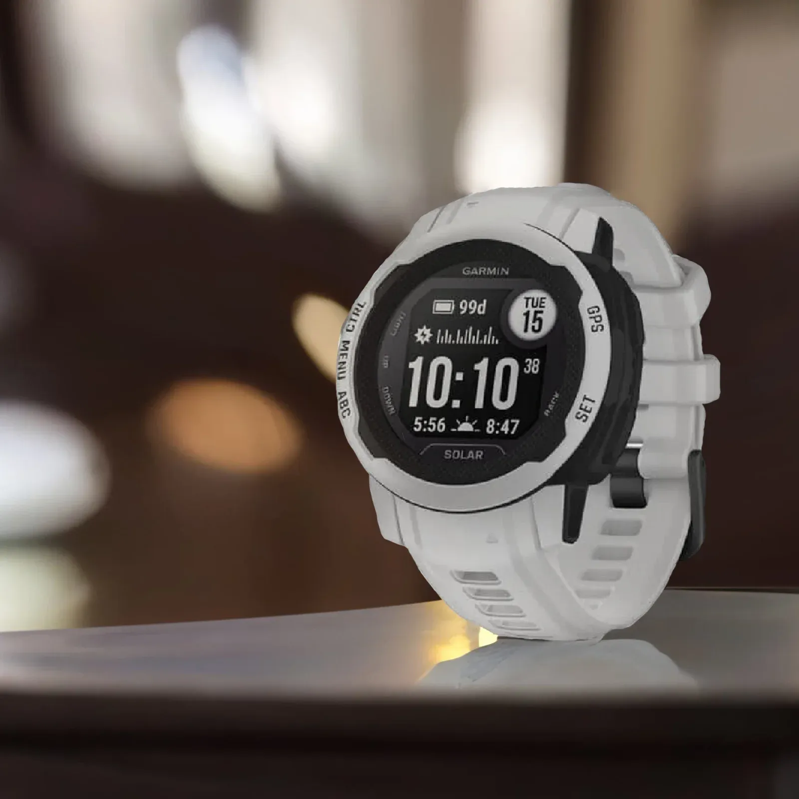 Смарт-часы Garmin Instinct 2 Solar 40мм 0.9 AMOLED корп.черный/серый рем.серый 010-02564-01 - фото 3