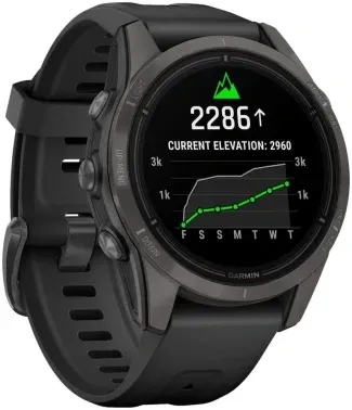 Смарт-часы Garmin Epix Pro Gen 2 Sapphire 30.4мм 1.2 AMOLED корп.черный рем.черный 010-02802-15 - фото 8