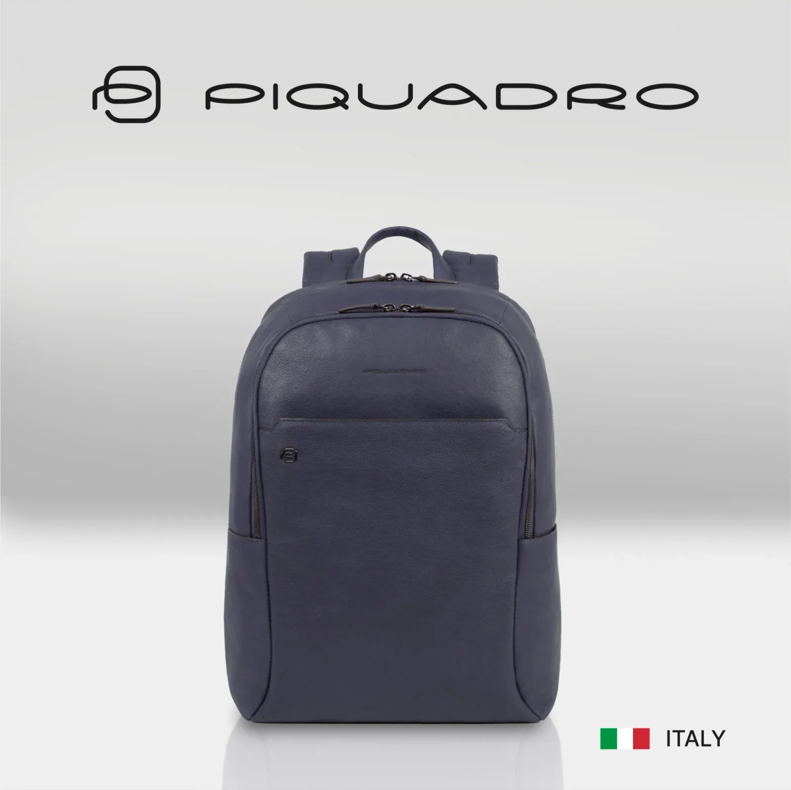 Рюкзак Piquadro Black Square CA4762B3/BLU4 темно-синий натур.кожа, 22.8 л - фото 5