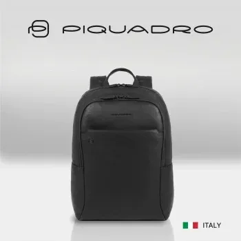 Рюкзак Piquadro Black Square CA4762B3/N черный натур.кожа, 22.8 л - фото 6