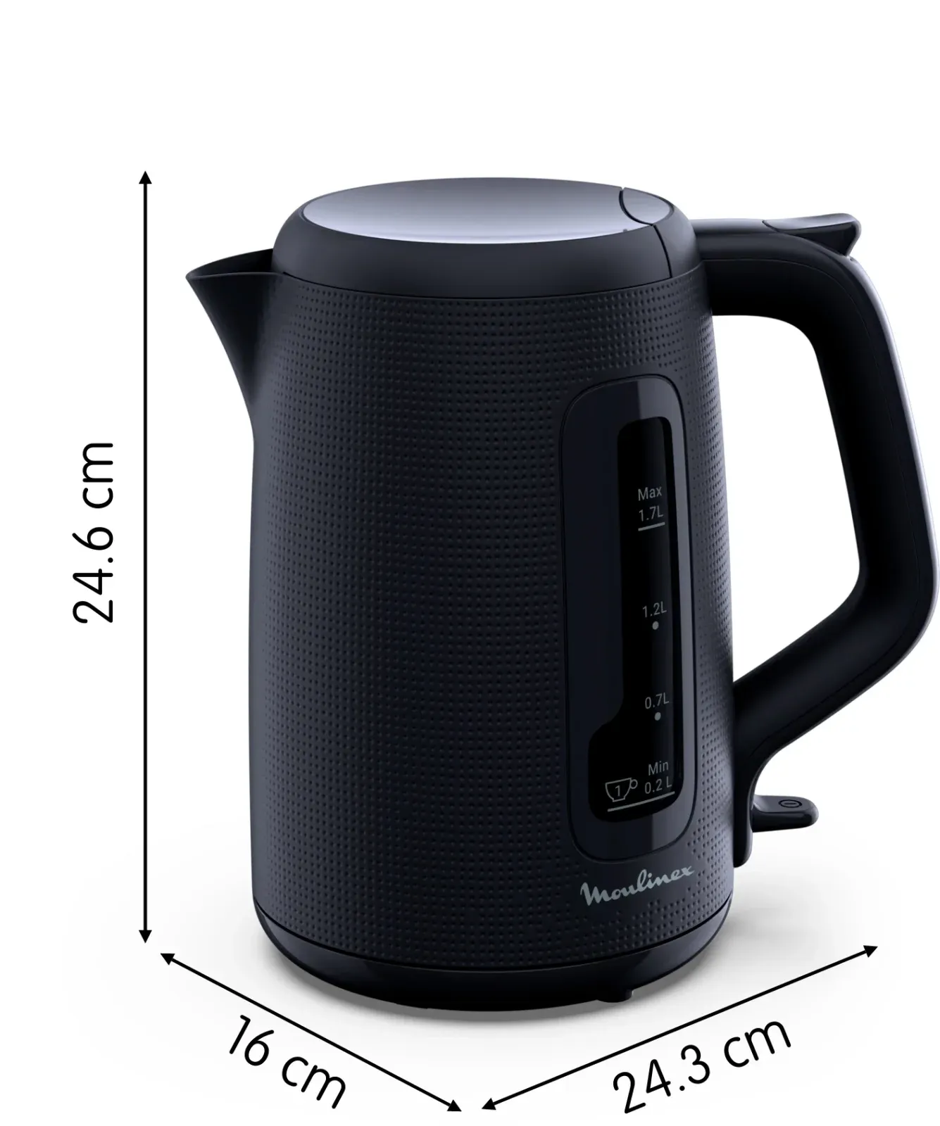 Чайник электрический Moulinex Morning BY2M0810 1.7л. 2400Вт черный корпус: пластик 7211419022 - фото 7