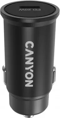 Автомобильное зар./устр. Canyon CNS-CCA20B 20W 3A PD+QC USB Type-C универсальное черный - фото 6