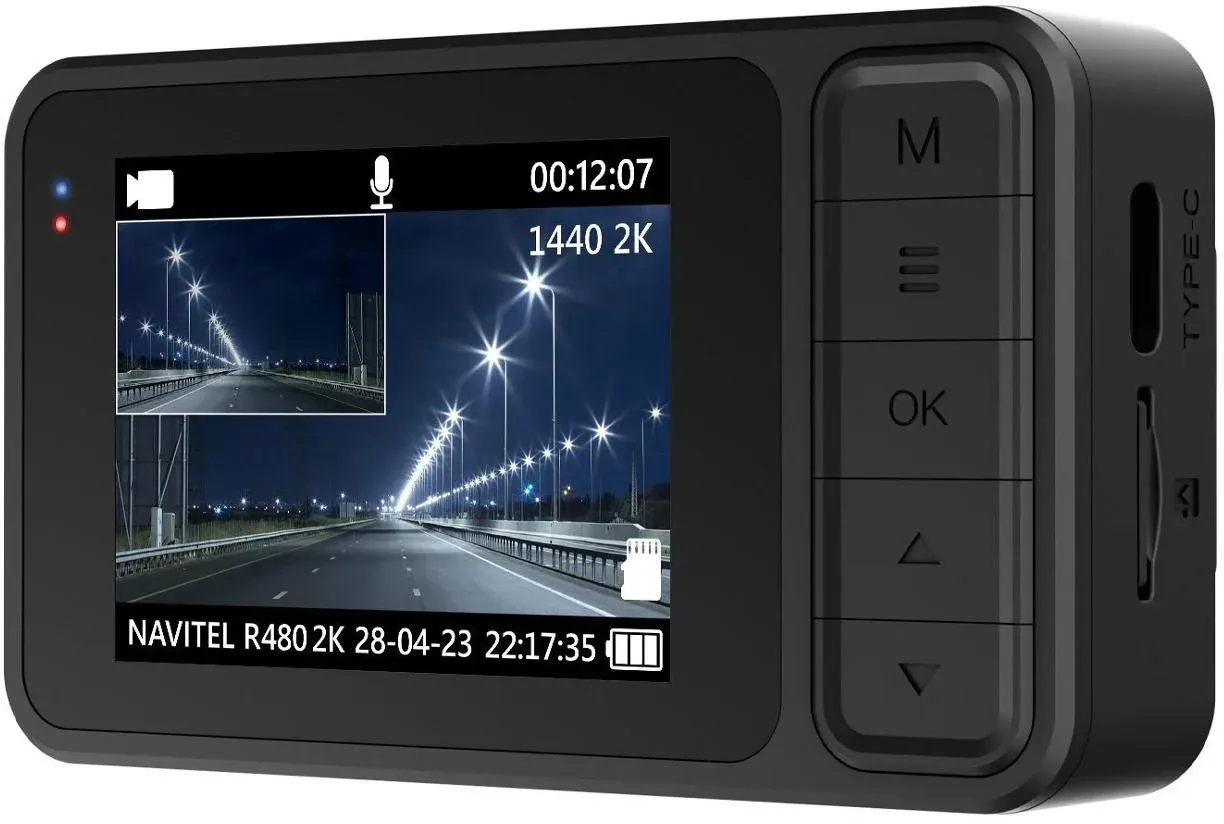 Видеорегистратор Navitel R480 2K черный 1440x2560 1440p 160гр. CV7327 - фото 5