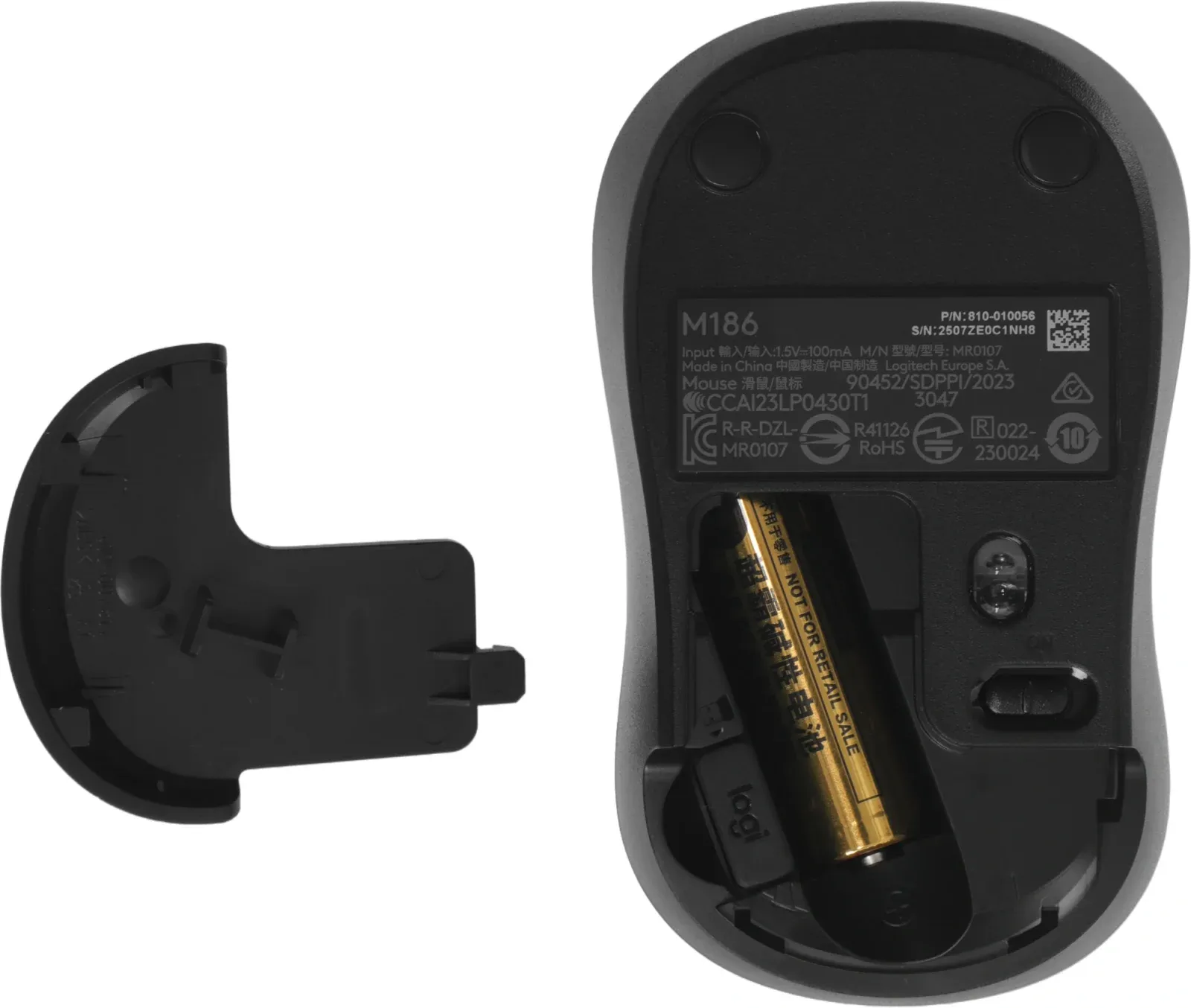 Мыши LOGITECH M186 - фото 4