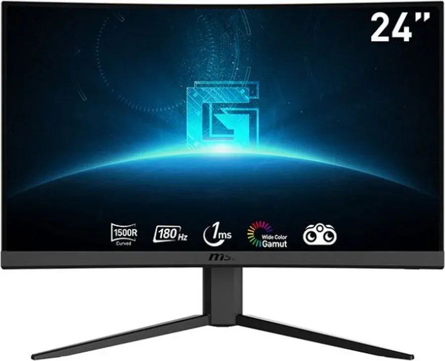 Монитор MSI 23.6 G24C4 E2 черный VA LED 1ms 16:9 HDMI матовая 250cd 178гр/178гр 1920x1080 180Hz FreeSync Premium DP FHD 6.3кг - фото 5