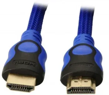 Кабель соединительный аудио-видео Premier 5-813BL HDMI m/HDMI m 1.5м. феррит.кольца черный/синий 5-813BL 1.5 - фото 6