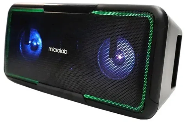 Колонка порт. Microlab BP12 черный/черный 20W 2.0 BT 10м 3600mAh без.бат - фото 1