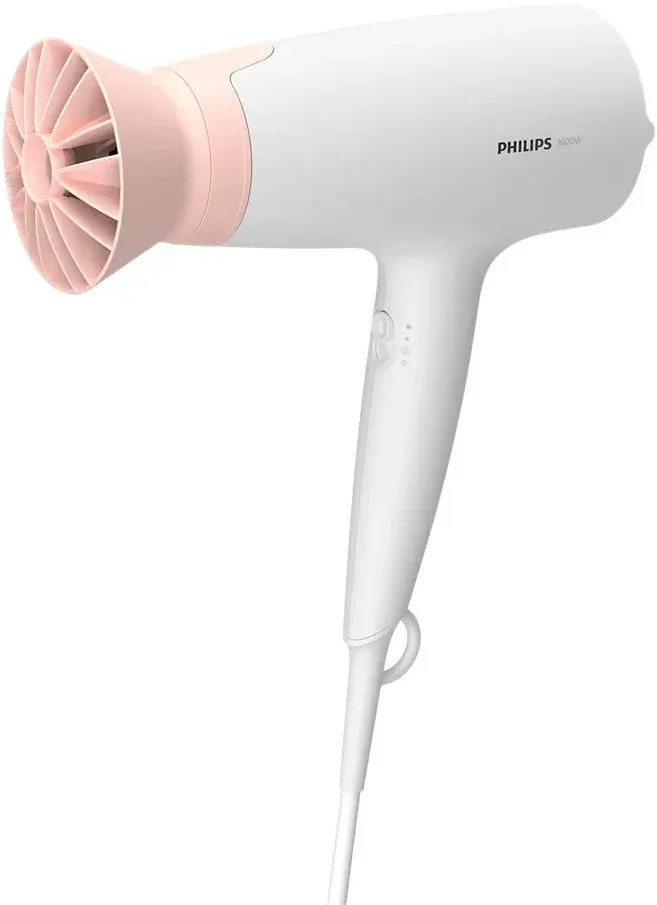 Фен Philips BHD300/00 1600Вт белый/розовый - фото 1