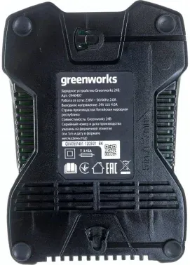 Зарядное устройство Greenworks G24C4 2946407 - фото 8