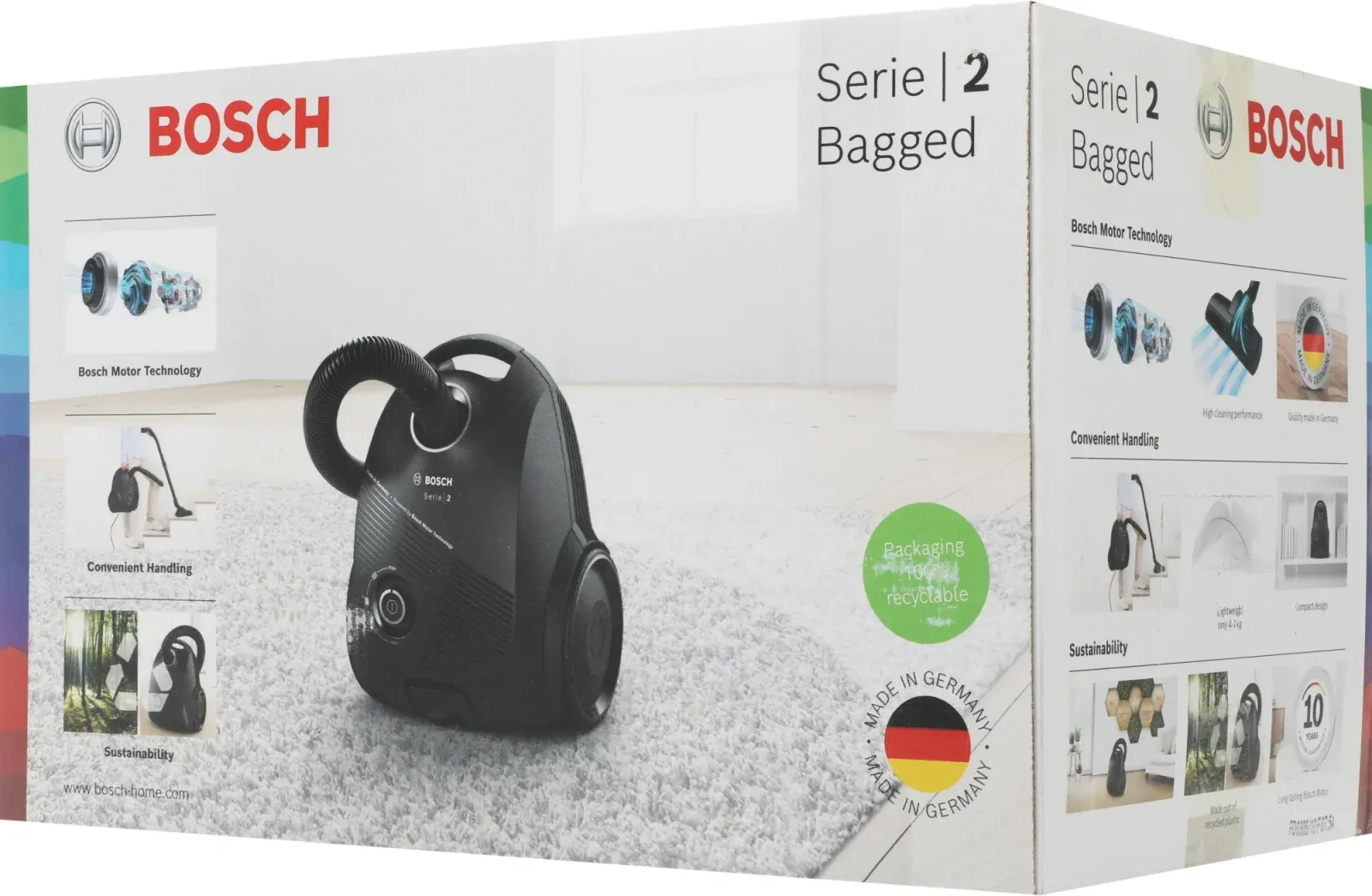 Пылесосы BOSCH BGBS2LB1 черный - фото 3