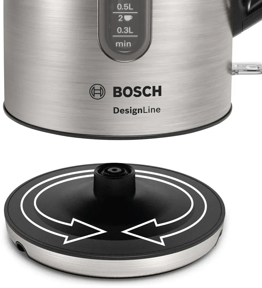Чайники BOSCH TWK4P нержавеющая сталь - фото 3