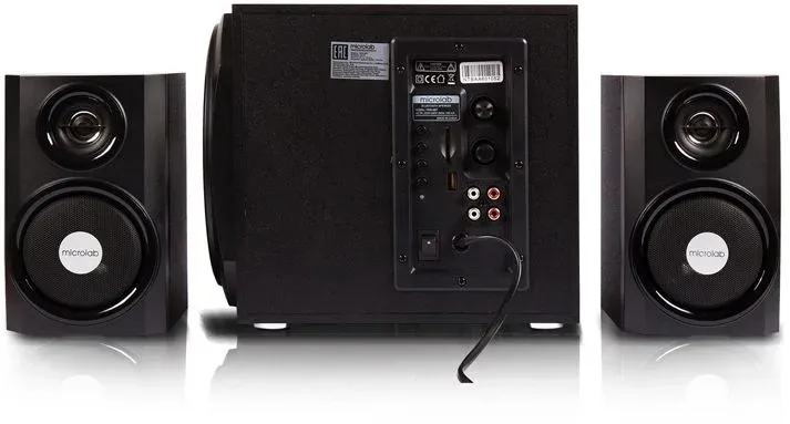 Колонки Microlab TMN-9BT 2.1 черный 40Вт BT - фото 3