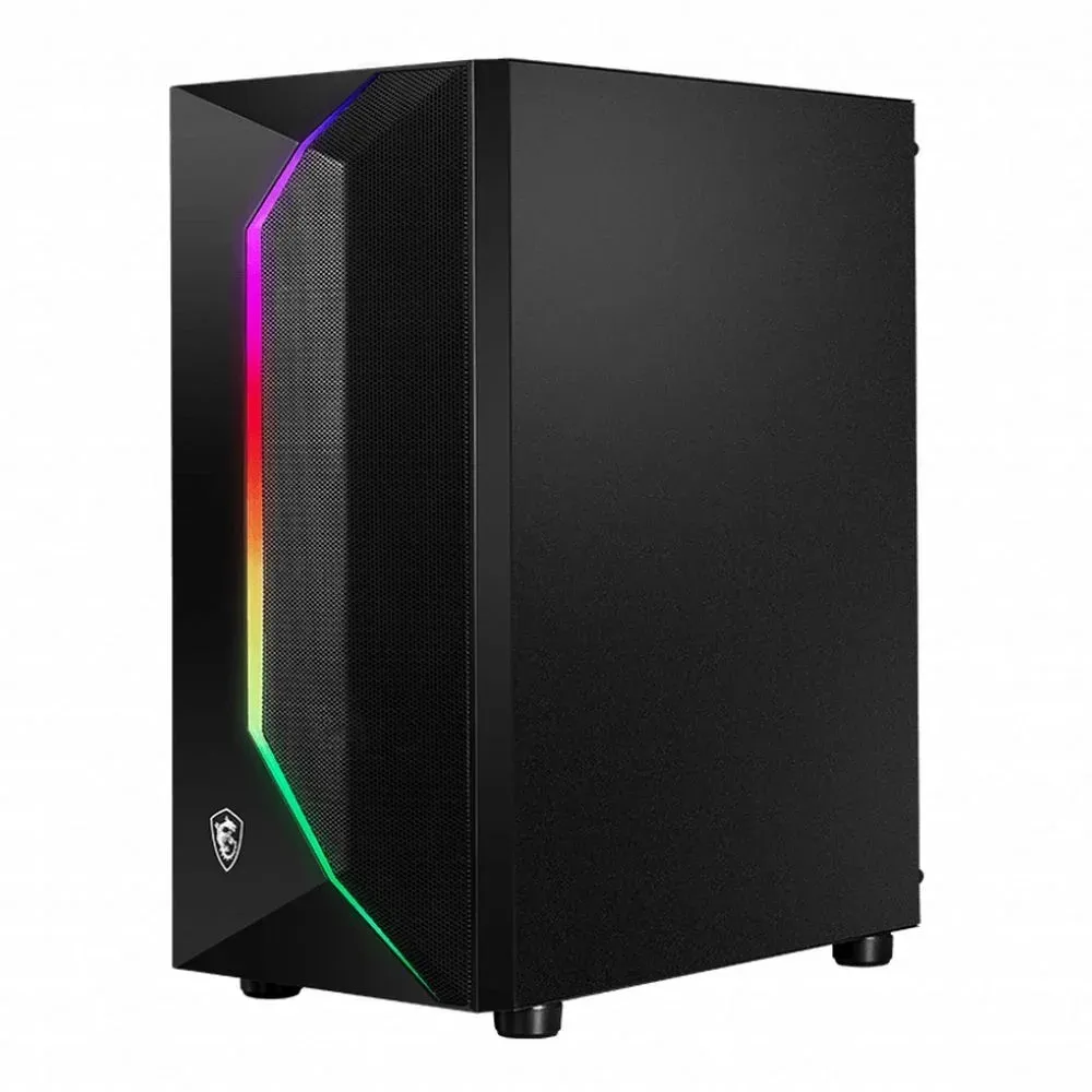 Корпус MSI MAG VAMPIRIC 100R черный без БП ATX 4x120mm 2x140mm 2xUSB2.0 1xUSB3.0 audio bott PSU - фото 3