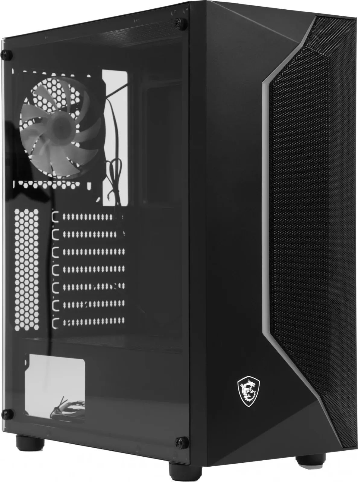 Корпус MSI MAG VAMPIRIC 100R черный без БП ATX 4x120mm 2x140mm 2xUSB2.0 1xUSB3.0 audio bott PSU - фото 8