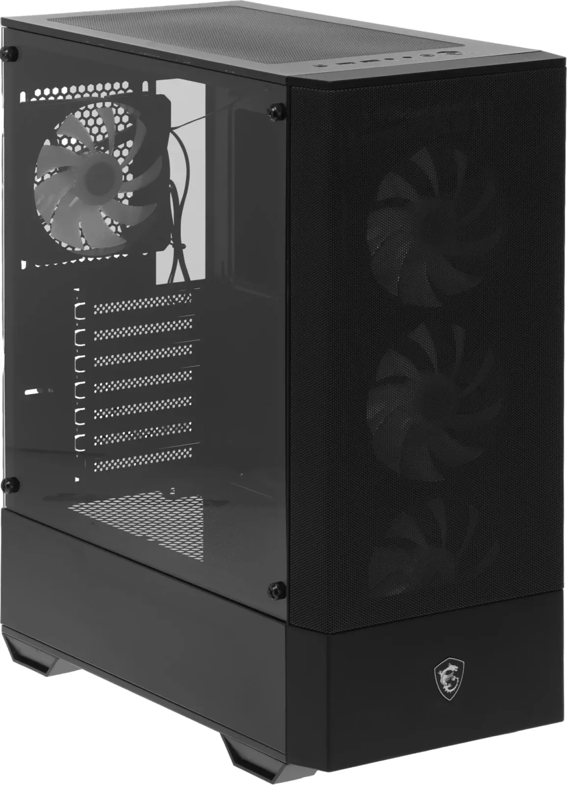 Корпус MSI MAG FORGE 112R черный без БП ATX 2x120mm 4x140mm 2xUSB3.0 audio bott PSU - фото 3