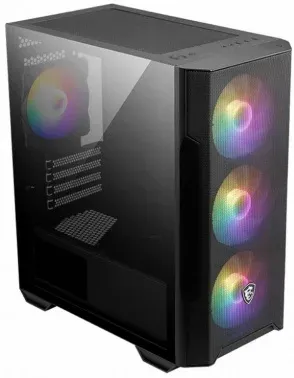 Корпус MSI MAG FORGE M100R черный без БП mATX 2x120mm 2xUSB2.0 1xUSB3.0 audio bott PSU - фото 7