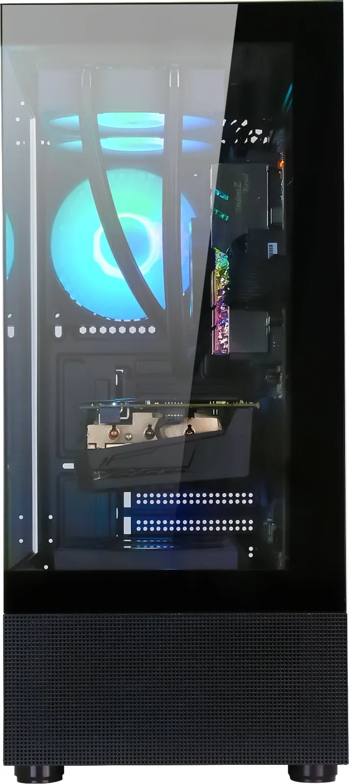 Корпус Formula Crystal Z1 черный без БП ATX 2xUSB2.0 1xUSB3.0 audio bott PSU - фото 2