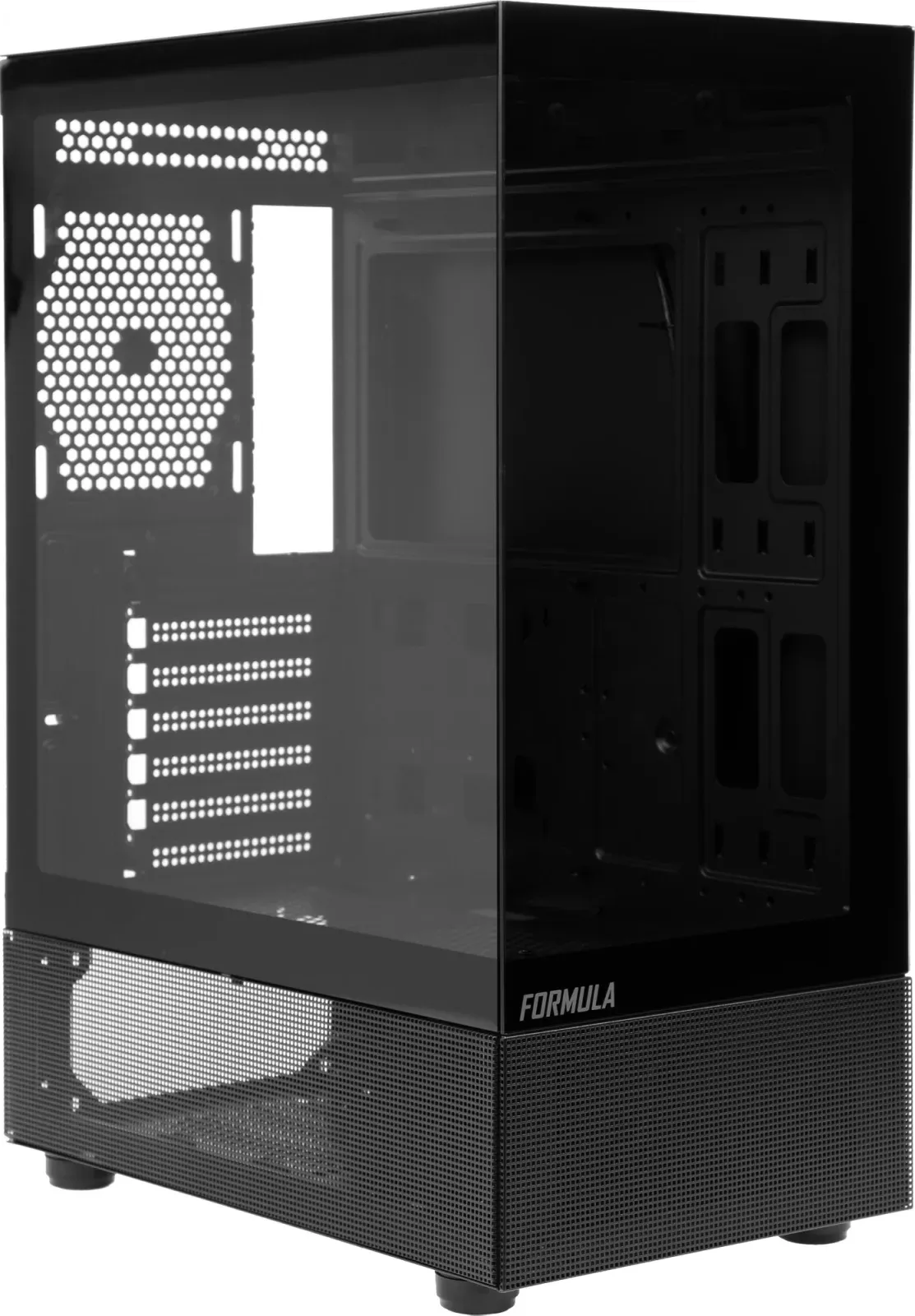 Корпус Formula Crystal Z1 черный без БП ATX 2xUSB2.0 1xUSB3.0 audio bott PSU - фото 5