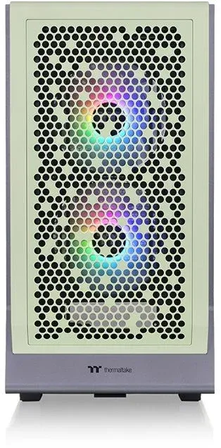 Корпус Thermaltake Ceres 300 TG ARGB Matcha зеленый без БП ATX 7x140mm 5x180mm 2xUSB3.0 audio bott PSU - фото 2