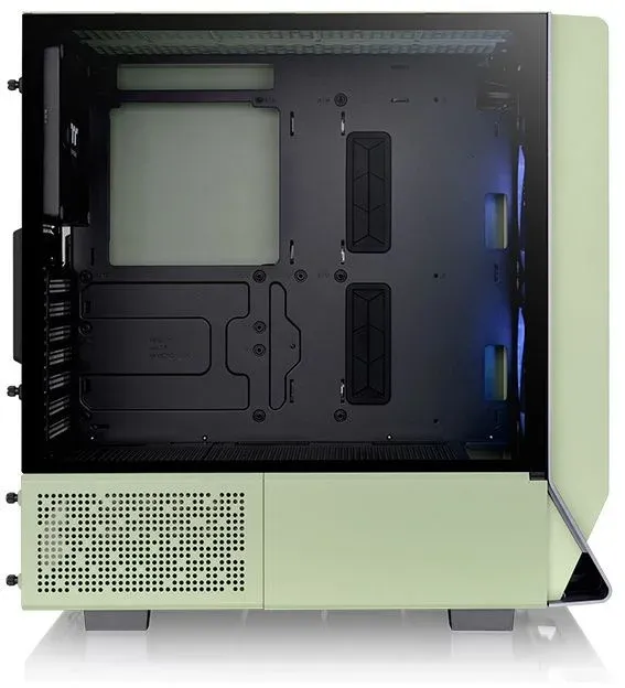 Корпус Thermaltake Ceres 300 TG ARGB Matcha зеленый без БП ATX 7x140mm 5x180mm 2xUSB3.0 audio bott PSU - фото 3