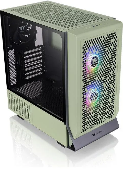 Корпус Thermaltake Ceres 300 TG ARGB Matcha зеленый без БП ATX 7x140mm 5x180mm 2xUSB3.0 audio bott PSU - фото 5