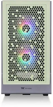 Корпус Thermaltake Ceres 300 TG ARGB Matcha зеленый без БП ATX 7x140mm 5x180mm 2xUSB3.0 audio bott PSU - фото 8