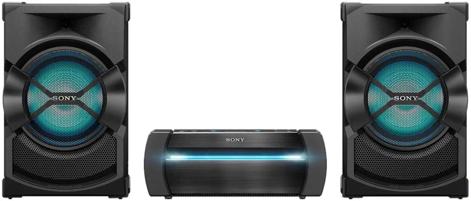 Минисистема Sony Shake-X10 черный 1200Вт CD CDRW DVD DVDRW FM USB BT - фото 2