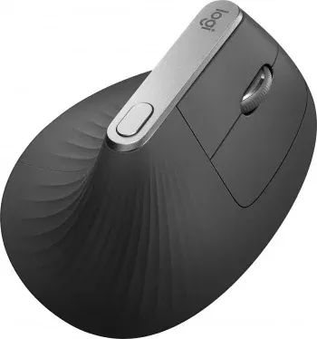 Мышь Logitech MX Vertical черный/серебристый оптическая 4000dpi беспров. BT/Radio USB 4but 910-005449 - фото 8