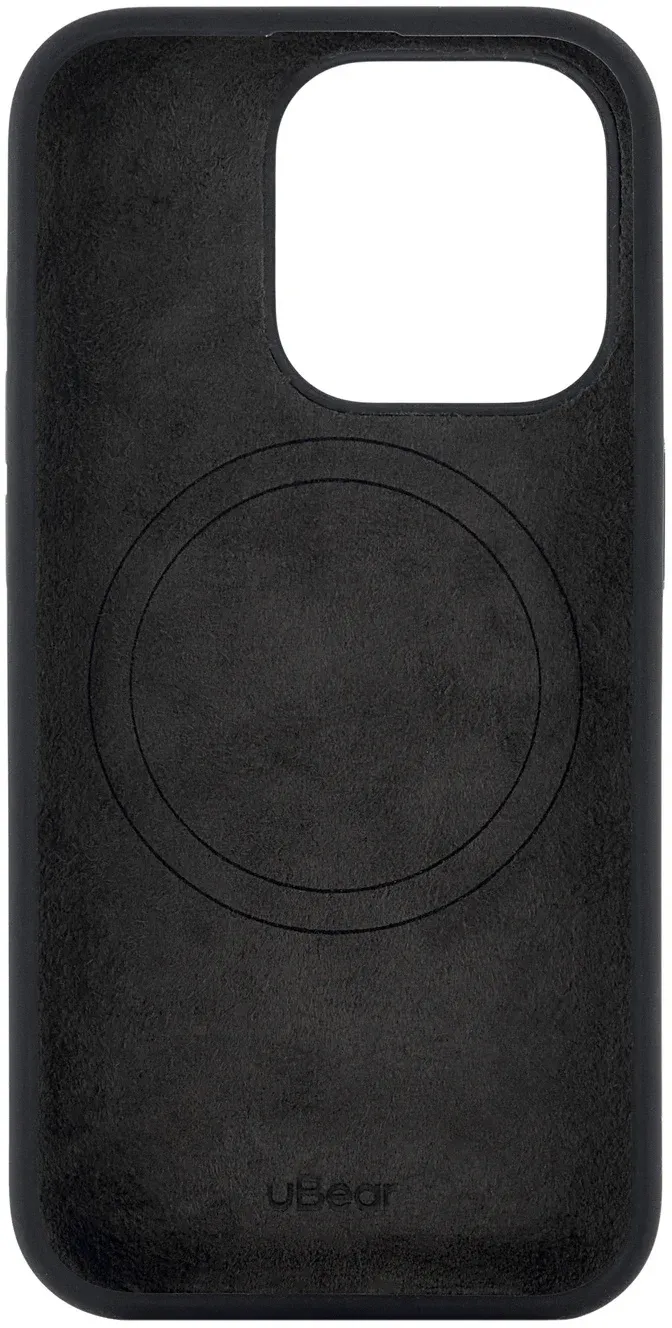 Чехол клип-кейс uBear для Apple iPhone 15 Pro Touch Mag Case with MagSafe черный CS263BL61PTH-I23M - фото 3