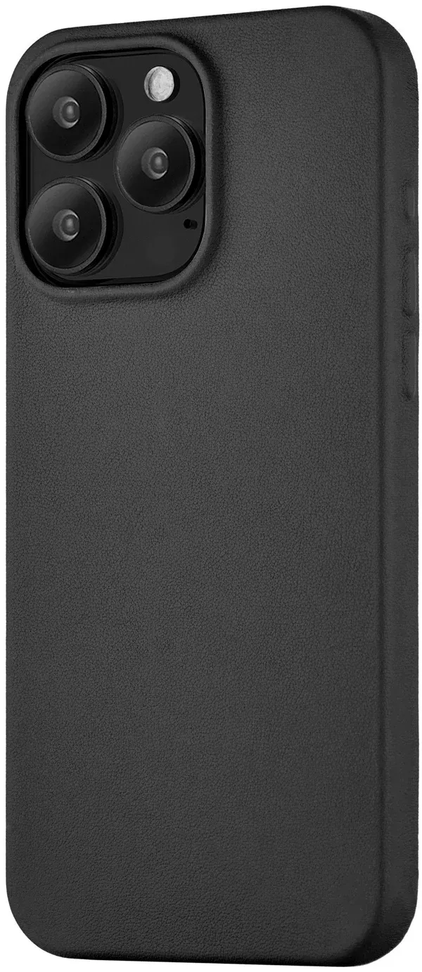 Чехол клип-кейс uBear для Apple iPhone 15 Pro Max Capital Case with MagSafe черный CS307BL67PCP-I23M - фото 1