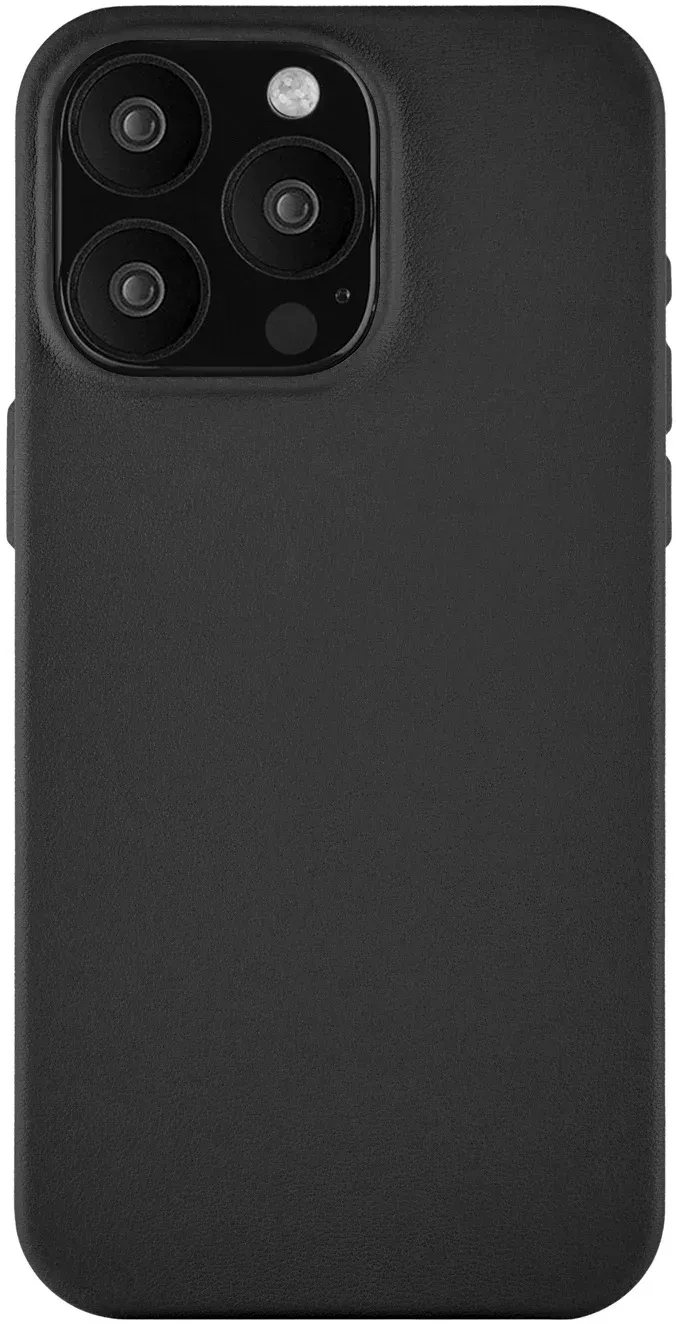 Чехол клип-кейс uBear для Apple iPhone 15 Pro Max Capital Case with MagSafe черный CS307BL67PCP-I23M - фото 2
