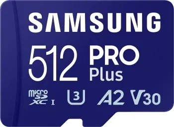 Флеш карта microSDXC 512GB Samsung MB-MD512SA Pro PLUS V30 + adapter - фото 6