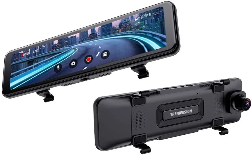 Видеорегистратор TrendVision CarPlay Mirror черный 2Mpix 2160x3840 2160p 150гр. MSTAR 8826 - фото 6