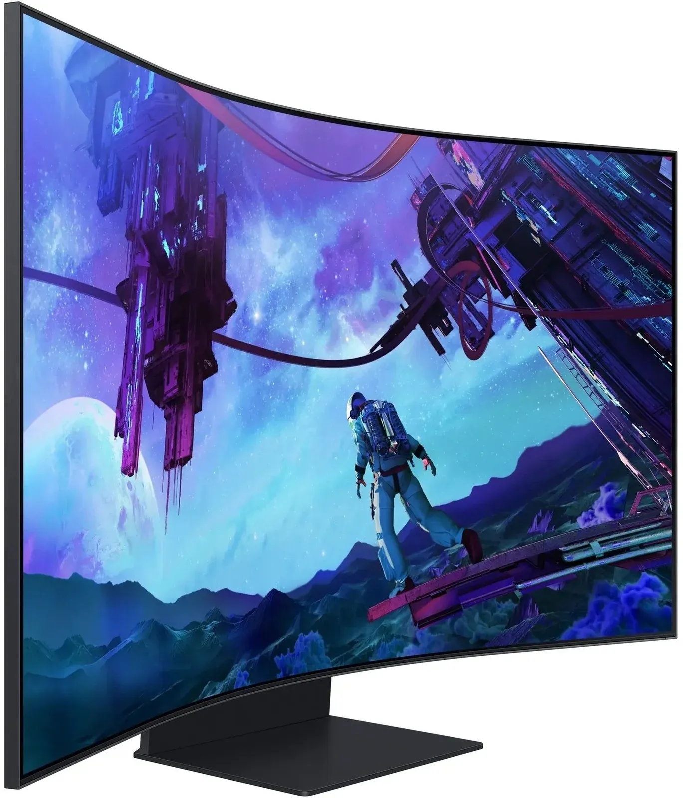Монитор Samsung 55 Odyssey Ark S55CG97WNI черный VA LED 16:9 HDMI M/M матовая HAS 600cd 178гр/178гр 3840x2160 165Hz FreeSync Premium Pro DP 4K USB 41.5кг - фото 2